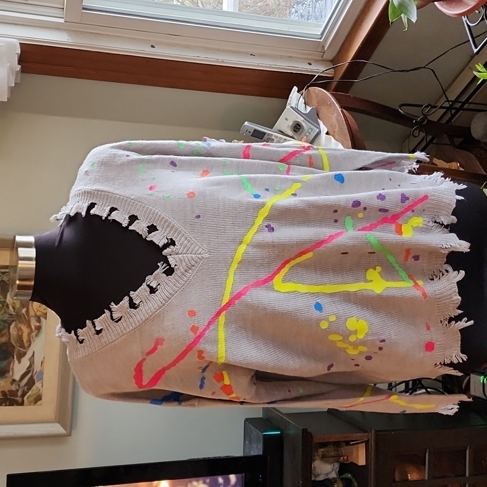 Women's colorful sweater size 3x by trendy threads